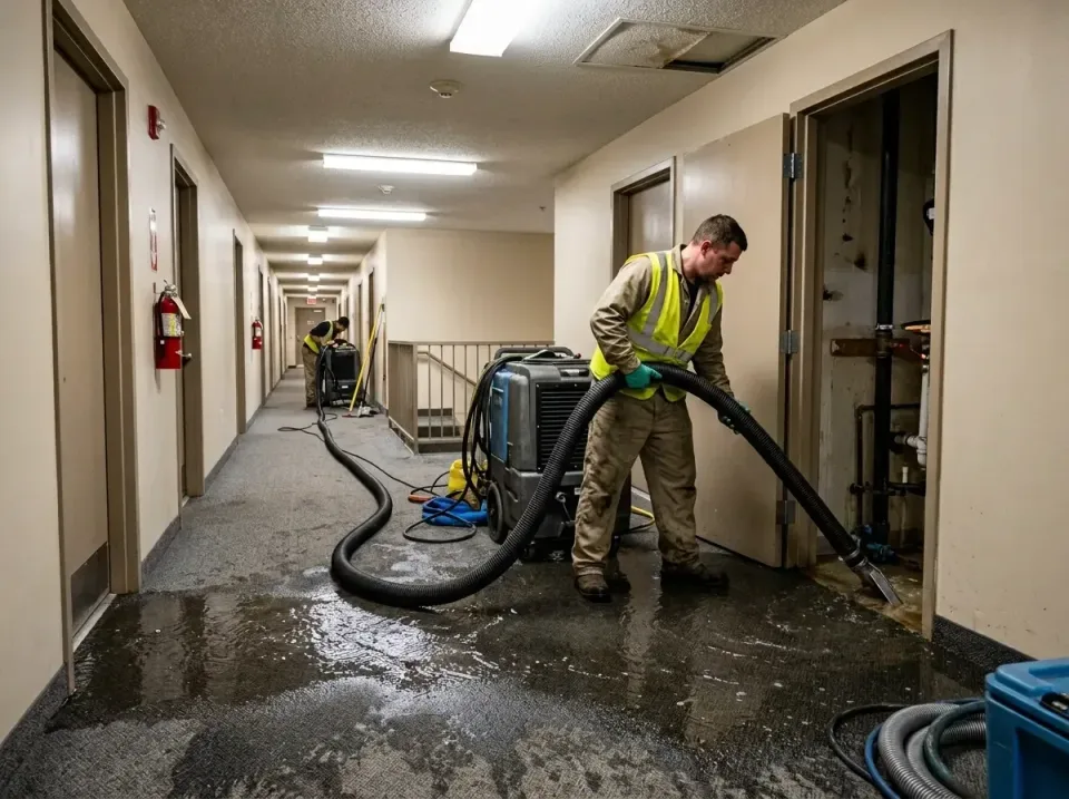 multi-unit-apartment-hallway-f-005 — frequently asked questions, Emergency Burst Pipe Water Extraction & Removal in Hondo, TX